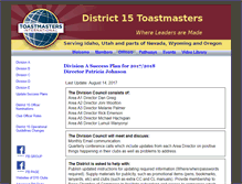 Tablet Screenshot of divisiona.district15speaks.org