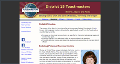 Desktop Screenshot of members.district15speaks.org