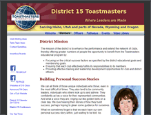 Tablet Screenshot of members.district15speaks.org