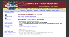 Desktop Screenshot of events.district15speaks.org