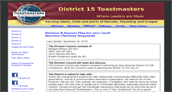 Desktop Screenshot of divisionb.district15speaks.org