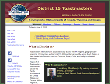 Tablet Screenshot of district15speaks.org